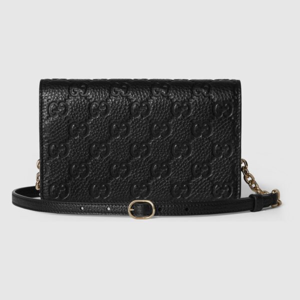 GG Emblem Super Mini Shoulder Bag