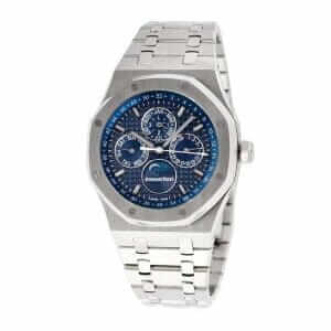 audemars-piguet-royal-oak-offshore-chronograph-blue-dial-26574st-oo-26606st-05-multifunctional-left-replica