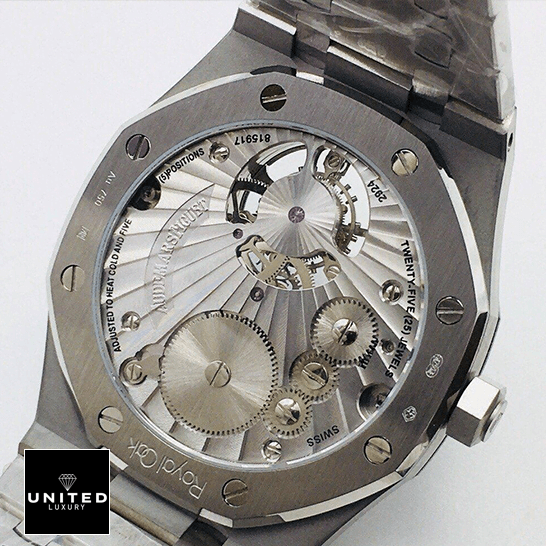 Audemars Piguet Royal Oak Tourbillion Extra Thin Replica upside case view