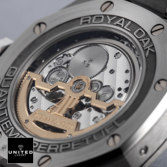 Audemars Piguet Royal Oak Steel Replica mechanism close view