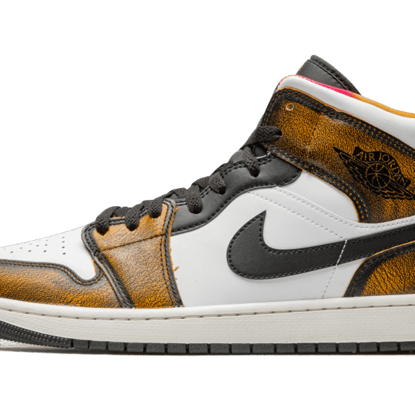 Air Jordan 1 Mid SE "Orange Wear Away"