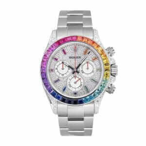 rolex-daytona-white-gold-diamond-set-custom-rainbow-116509-replica