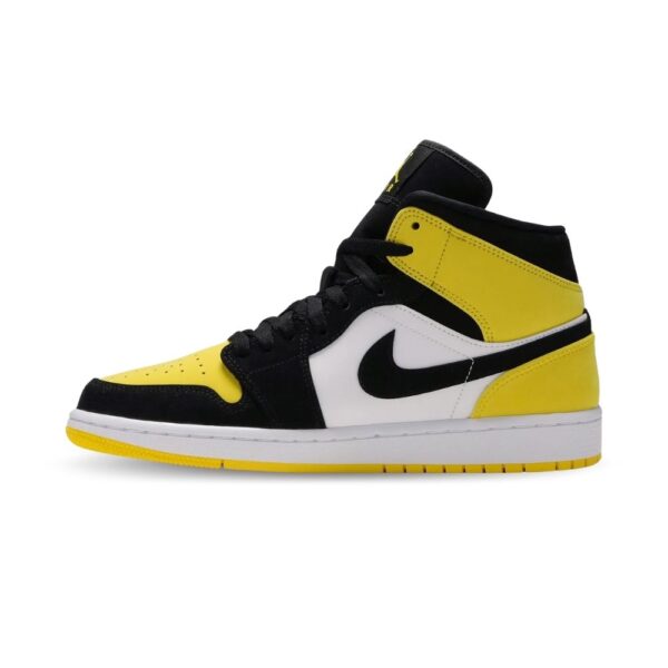 Air Jordan 1 Mid Yellow Toe Black SE
