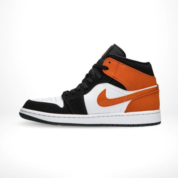 Air Jordan 1 Mid Shattered Backboard Orange Black