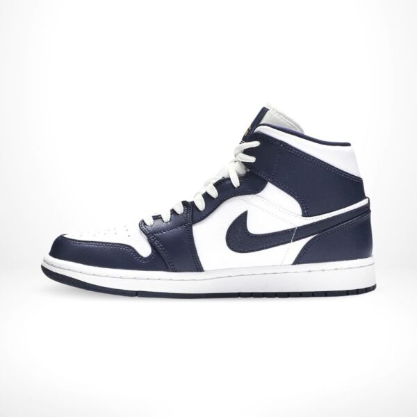 Air Jordan 1 Mid Obsidian Blue White