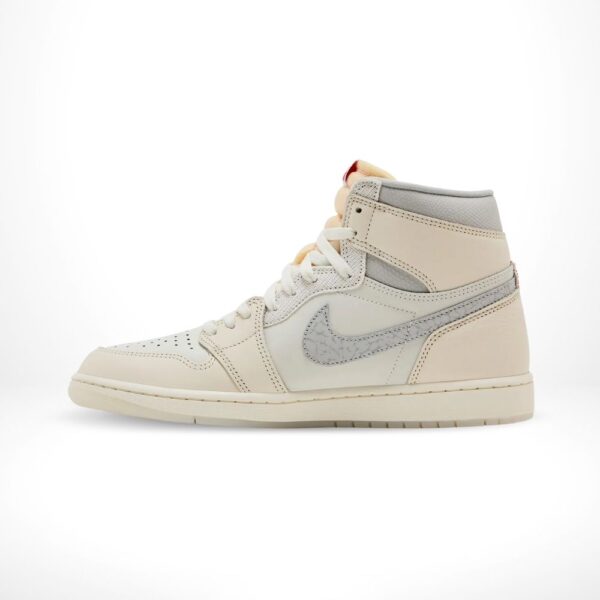 Air Jordan 1 Sail Elephant Print Swoosh