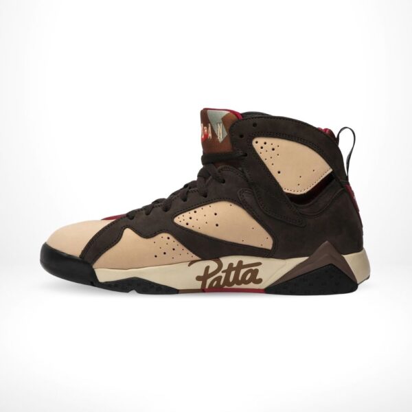 Air Jordan 7 Retro OG X Patta Shimmer Red Brown
