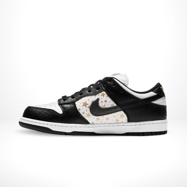 Nike Dunk Low Stars Black X Supreme Black