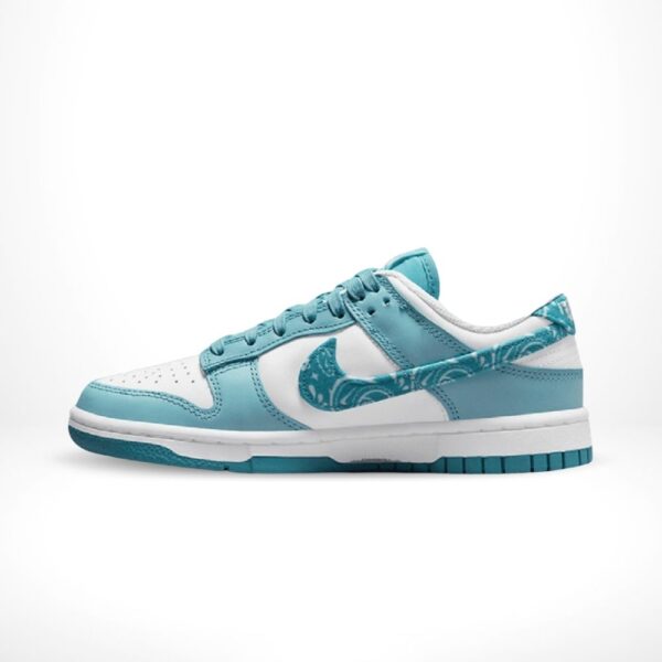 Nike Dunk Low Essential Blue Paisley White