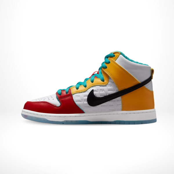 Nike SB Dunk Low High X Froskate White Metallic Gold