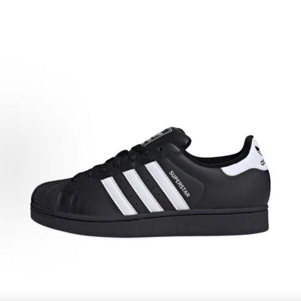 Adidas Superstar Black White Silver Shell‑toe Sneakers