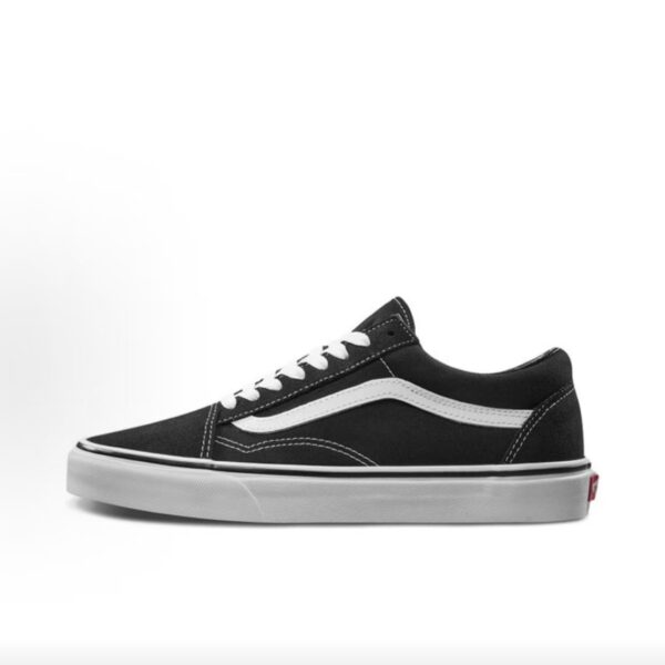 Vans Old Skool Unisex Skate Trainers Black White