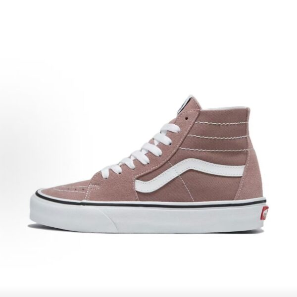 Vans Sk8‑Hi Dusty Rose Pink White High‑Top Skate Trainers