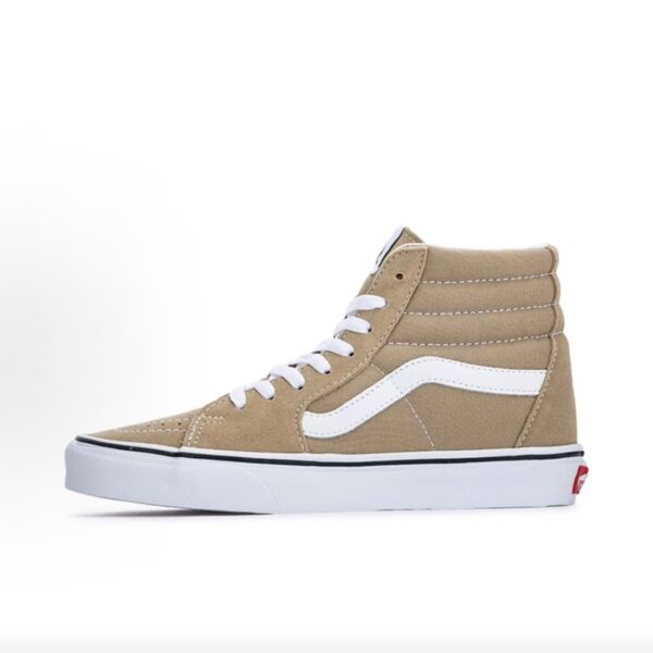 Vans Sk8‑Hi Khaki Beige White High‑Top Skate Trainers