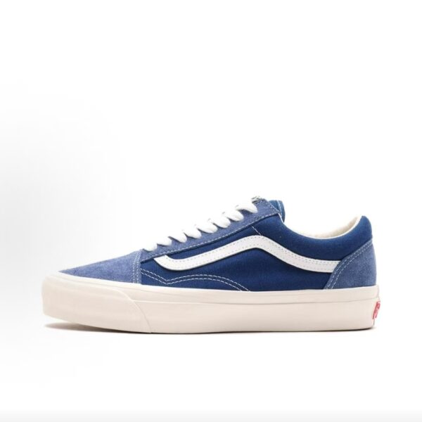 Vans Old Skool Blue White Low‑Top Skate Trainers