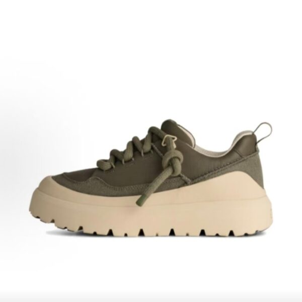 UGG Platform Sneakers Olive Green Women's Chunky Casual Shoes