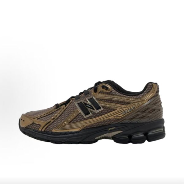 New Balance 1906R Brown Gold Black Retro Running Trainers