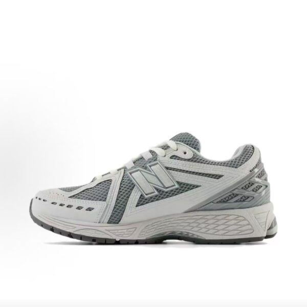 New Balance Grey Mesh Retro Running Casual Trainers