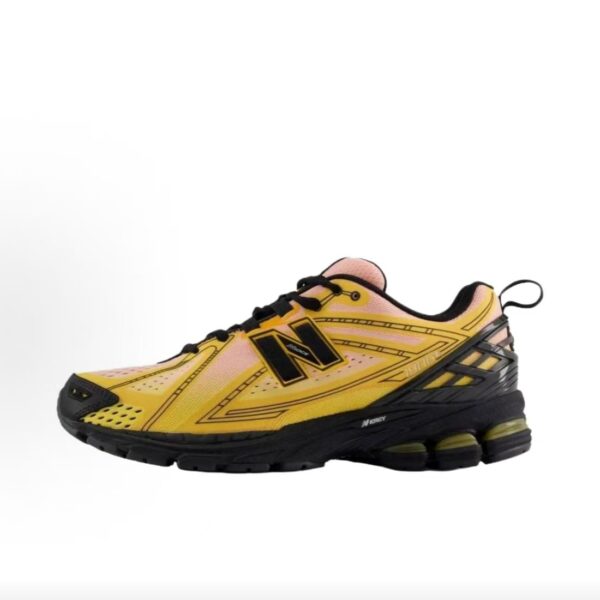 New Balance 1906R Yellow Pink Black Retro Running Trainers